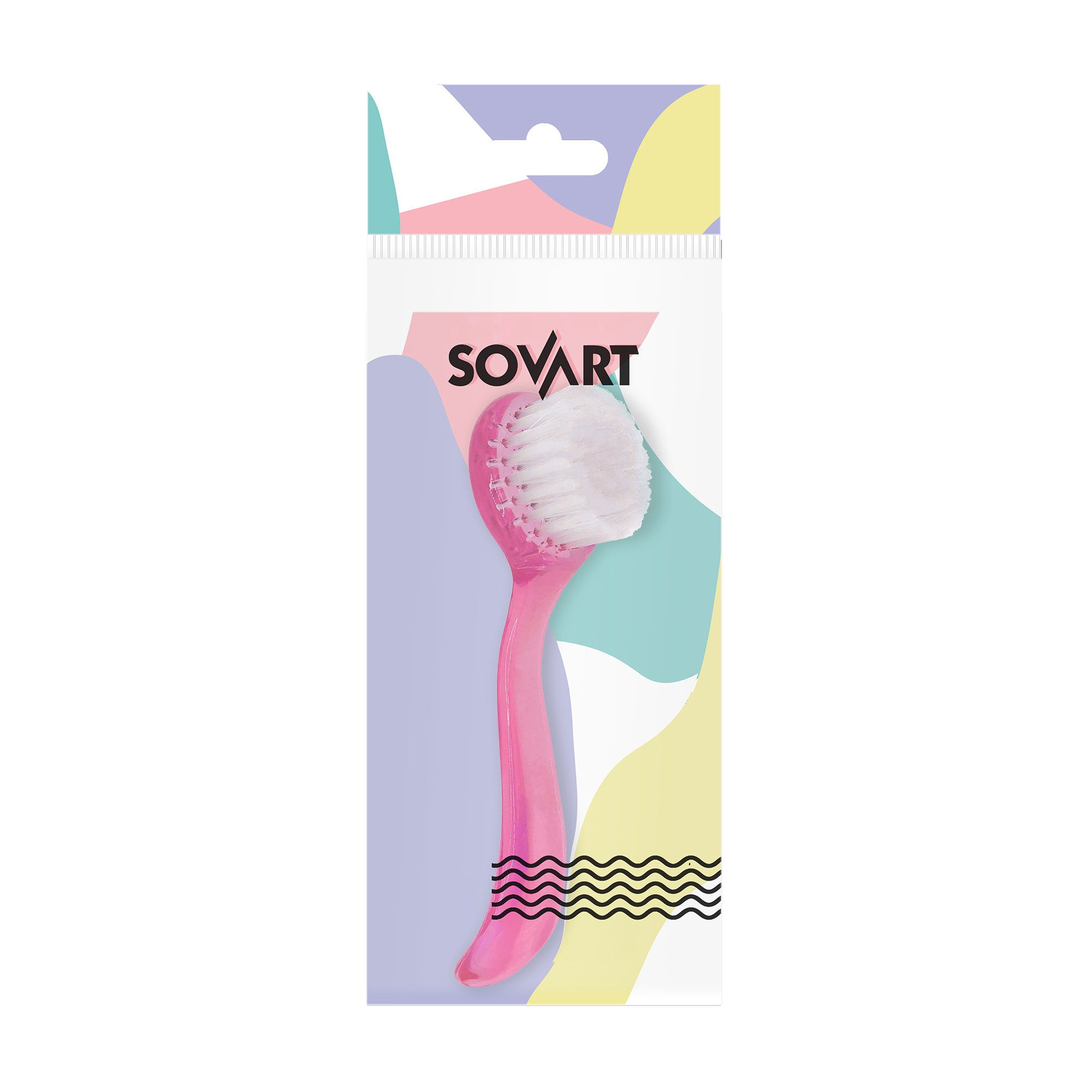 Щітка для манікюру Sovart рожева, 1 шт