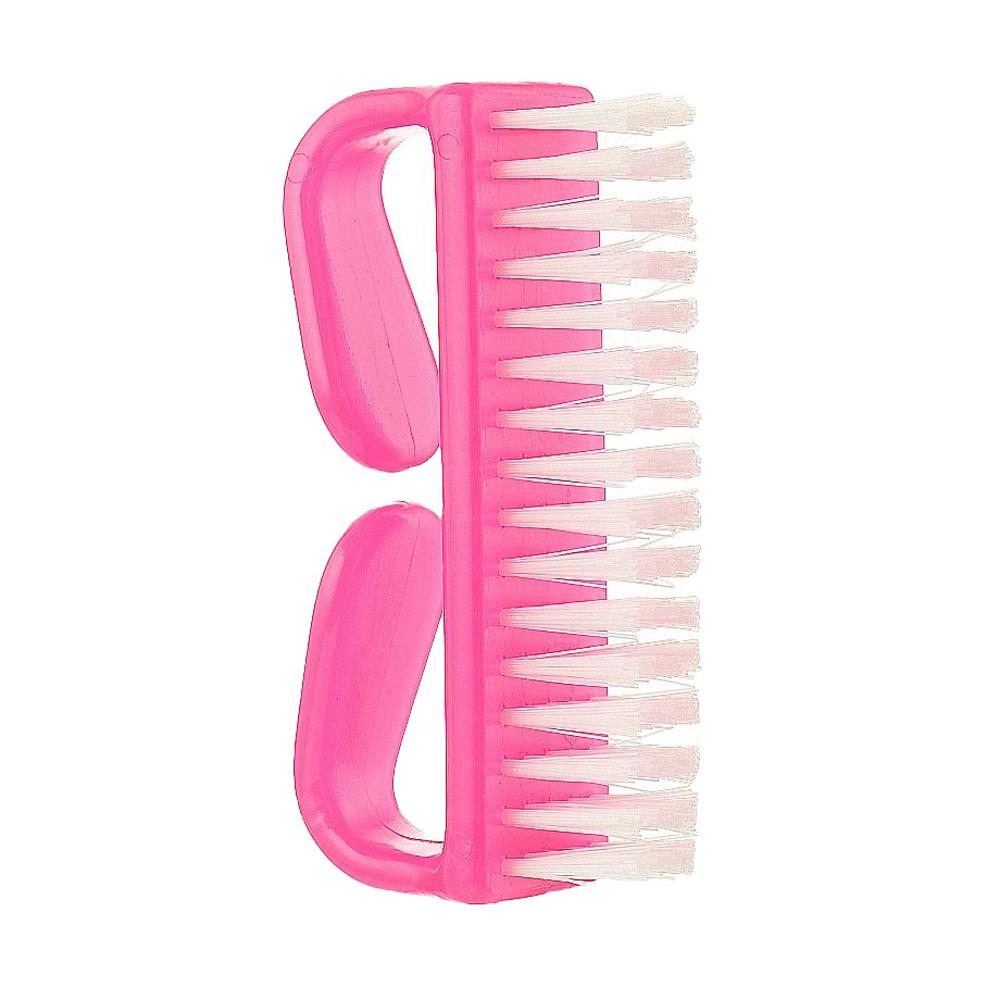Щітка для видалення пилу з нігтів Cosmo Shop матова, малинова, 1 шт (CS35P)